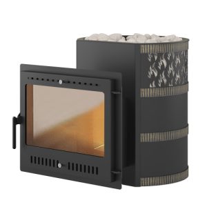 Печь для бани Везувий Лава 16 Панорама "М"