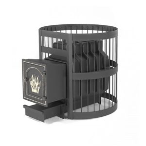 Чугунная печь для бани Везувий Легенда Ретро Стандарт 24 (ДТ-4) L-280