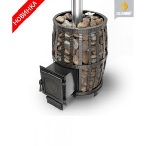 Чугунная печь для бани Везувий Легенда Русский Пар Ковка 18 (271)