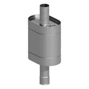 Бак 55л на трубе овальный "Везувий"