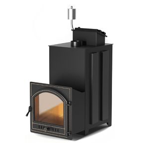 Дровная печь для бань Везувий Эверест из нерж. стали INOX 25(205)