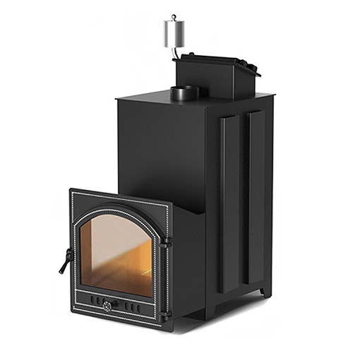 Дровяная печь для бань Везувий Эверест из нерж. стали INOX 20(205)