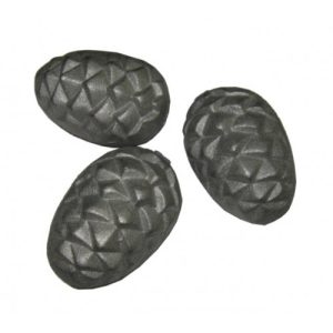 Камень чугунный для бани "Кедровая шишка" (Ø68х98мм) КЧО-1