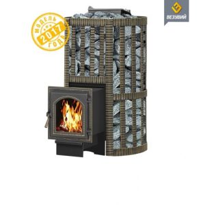 Чугунная печь для бани Везувий Ураган Ковка 28 (270)