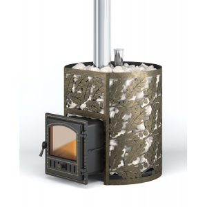 Чугунная печь для бани ПБ Эверест 24 Легкий пар (280)