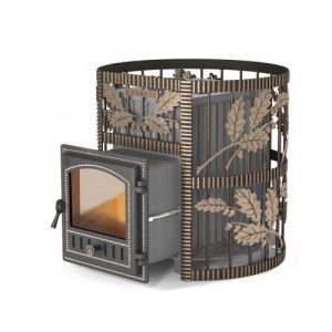 Чугунная печь для бань Везувий "Эверест" Ковка 24 (280)