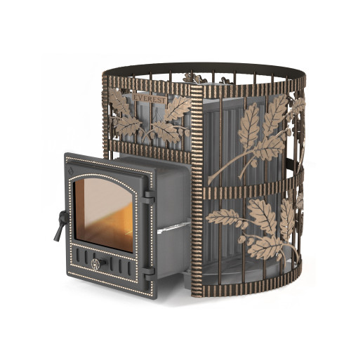 Чугунная печь для бань Везувий "Эверест" Ковка 24 (280)