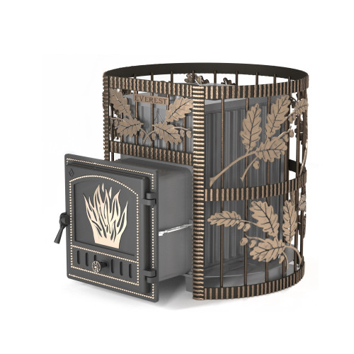 Чугунная печь для бань Везувий "Эверест" Ковка 24 (281)